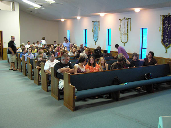The Church Begins To Fill 1